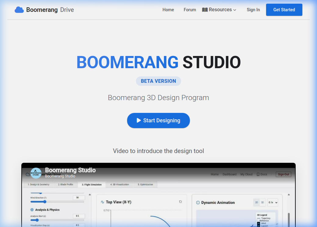 Boomerang Studio Capture